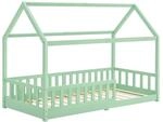 Juskys Kinderbett Marli 90 x 200 cm Mint