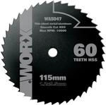 Worx HSS S&auml;geblatt 60 Z&auml;hne WA5047