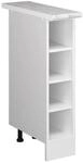 Vicco K&uuml;chenregal R-Line Offener K&uuml;chenschrank Wei&szlig;/Wei&szlig; 20 cm AP Marmor
