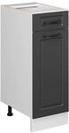 Vicco K&uuml;chenunterschrank R-Line Anthrazit Landhaus/Wei&szlig; 30 cm ohne Arbeitsplatte