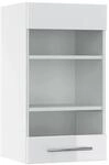 Vicco K&uuml;chenglasschrank Fame-Line Glash&auml;ngeschrank Wei&szlig; Hochglanz/Wei&szlig; 40 cm