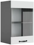 Vicco K&uuml;chenglasschrank R-Line Glash&auml;ngeschrank Wei&szlig; Landhaus/Anthrazit 40 cm
