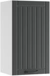 Vicco H&auml;ngeschrank Fame-Line H&auml;ngender K&uuml;chenschrank Anthrazit/Wei&szlig; 40 cm