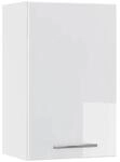 Vicco H&auml;ngeschrank Fame-Line H&auml;ngender K&uuml;chenschrank Wei&szlig; Hochglanz/Wei&szlig; 45 cm