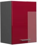 Vicco H&auml;ngeschrank R-Line H&auml;ngender K&uuml;chenschrank Bordeaux Hochglanz/Anthrazit 45