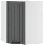 Vicco Eckh&auml;ngeschrank Fame-Line K&uuml;chen-Eckschrank Anthrazit/Wei&szlig; 57 cm