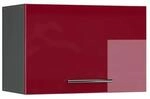 Vicco H&auml;ngeschrank Fame-Line Bordeaux Hochglanz/Anthrazit 60 cm Flach