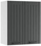 Vicco H&auml;ngeschrank Fame-Line H&auml;ngender K&uuml;chenschrank Anthrazit/Wei&szlig; 60 cm