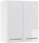 Vicco H&auml;ngeschrank Fame-Line H&auml;ngender K&uuml;chenschrank Wei&szlig; Hochglanz/Wei&szlig; 60 cm