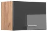 Vicco H&auml;ngeschrank R-Line Anthrazit Hochglanz/Goldkraft Eiche 60 cm Flach