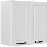 Vicco H&auml;ngeschrank R-Line H&auml;ngender K&uuml;chenschrank Wei&szlig; Landhaus/Wei&szlig; 60 cm