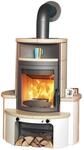 Hark Avenso GT ECOplus Kaminofen Ofenkacheln Creme 8 kW mit Automatik