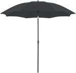 Doppler Balkonschirm Active Green Edition &Oslash; 208 cm Anthrazit mit Knickfunktion