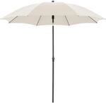 Doppler Balkonschirm Active Green Edition &Oslash; 208 cm Natur mit Knickfunktion