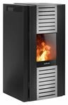 Justus Pelletofen Sirkos 2.0 Stahl Schwarz 6 kW mit Automatik