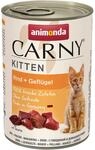 Carny Katzen-Nassfutter Kitten Rind und Gefl&uuml;gel 400 g