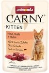 Carny Katzen-Nassfutter Kitten Rind und Kalb und Huhn 85 g