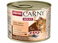 Carny Katzen-Nassfutter Adult Huhn und Pute-/Entenherzen 200 g