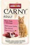 Carny Katzen-Nassfutter Adult Rind und Huhn und Shrimps 85 g