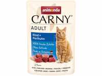 Carny Katzen-Nassfutter Adult Rind und Perlhuhn 85 g