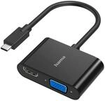 Hama Video-Adapter 2in1 USB-C-Stecker - VGA & HDMI-Buchse Ultra-HD 4K