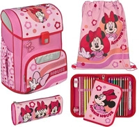 EasyStart MIUZ8256, Scooli EasyStart Schulranzen-Set 5tlg Minnie Mouse