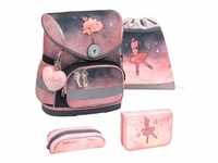 Belmil Compact Schulranzen-Set 4tlg Ballerina Black Pink