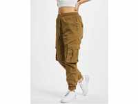 Urban Classics Ladies High Waist Crinkle Nylon Cargo Pants