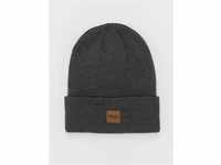 Urban Classics Synthetic Leatherpatch Long Beanie