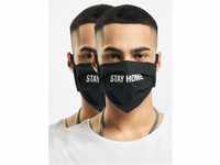 Mister Tee Stay Home Face Mask 2-Pack
