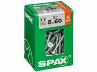 SPAX 4191010500607, SPAX Universalschraube, 5 x 60 mm, 50 Stück, Teilgewinde,