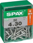 SPAX 4191010400302, SPAX Universalschraube, 4 x 30 mm, 50 St&uuml;ck, Teilgewinde,