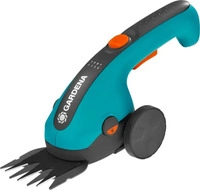 GARDENA 09886-20, GARDENA 09886-20 Set Akku-Grasschere ClassicCut Li + Stiel + R&auml;der