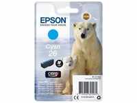 Epson C13T26124012, Epson C13T26124012/26 Tintenpatrone cyan, 300 Seiten ISO/IEC