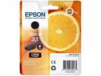 Epson C13T33314012, Epson C13T33314012/33 Tintenpatrone schwarz, 250 Seiten ISO/IEC