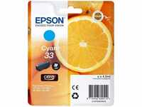 Epson C13T33424012, Epson C13T33424012/33 Tintenpatrone cyan, 300 Seiten ISO/IEC