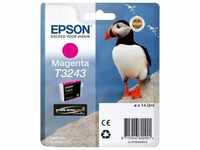 Epson C13T32434010, Epson C13T32434010/T3243 Tintenpatrone magenta, 980 Seiten 14ml
