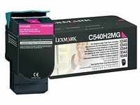 Lexmark C540H2MG, Lexmark C540H2MG Toner magenta, 2.000 Seiten ISO/IEC 19798...