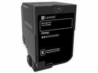 Lexmark 74C0H10, Lexmark 74C0H10 Toner-Kit schwarz, 12.000 Seiten ISO/IEC 19798...