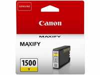 Canon 9231B001, Canon 9231B001/PGI-1500Y Tintenpatrone gelb, 300 Seiten 4,5ml für