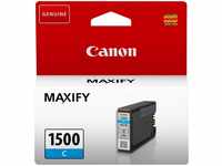 Canon 9229B001, Canon 9229B001/PGI-1500C Tintenpatrone cyan, 300 Seiten 4,5ml für