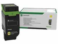 Lexmark 75M20Y0, Lexmark 75M20Y0 Toner-Kit gelb return program, 2.000 Seiten ISO/IEC