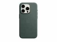 Feingewebe Case mit MagSafe, Handyhülle - dunkelgrün, iPhone 15 Pro Max