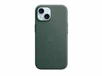 Feingewebe Case mit MagSafe, Handyhülle - dunkelgrün, iPhone 15