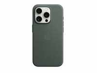 Feingewebe Case mit MagSafe, Handyhülle - dunkelgrün, iPhone 15 Pro
