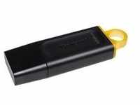 DataTraveler Exodia 128 GB, USB-Stick - schwarz/gelb, USB-A 3.2 Gen 1