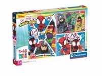 Supercolor - Marvel Spidey und seine Freunde, Puzzle - 3x 48 Teile