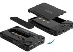 USB Type-C Geh&auml;use f&uuml;r 1 x M.2 NVMe SSD + 1 x 2.5&Prime; SATA SSD / HDD,