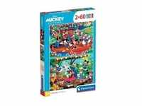 Supercolor - Disney Mickey & Friends, Puzzle - 2x 20 Teile