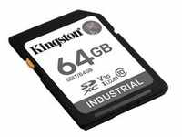 Industrial 64 GB SDXC, Speicherkarte - schwarz, UHS-I U3, Class 10, V30, A1